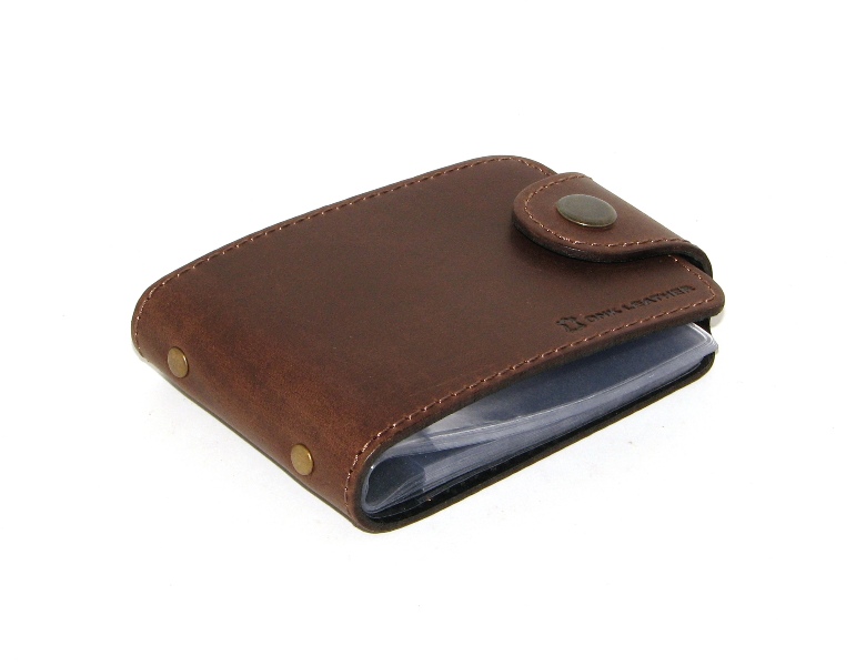 Шкіряна Візитниця DNK Leather Cards-H коричнева Шкіряна Візитниця DNK Leather Cards-H коричнева